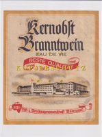 Etikette für Branntwein - Kernobst Branntwein /bd