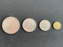 (12) Kuba: Münzen Centenario de José Martí 1853-1953