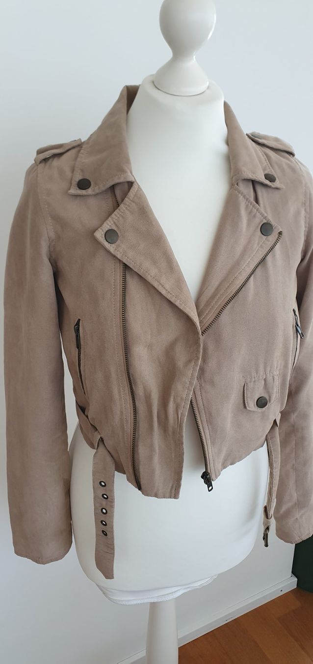 Giacche: Jacke beige Gr. XS Bikerstyle – Usato da Stansstad venduto da InStyle8 6