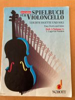 Notenheft Cello, leichte Duette und Soli