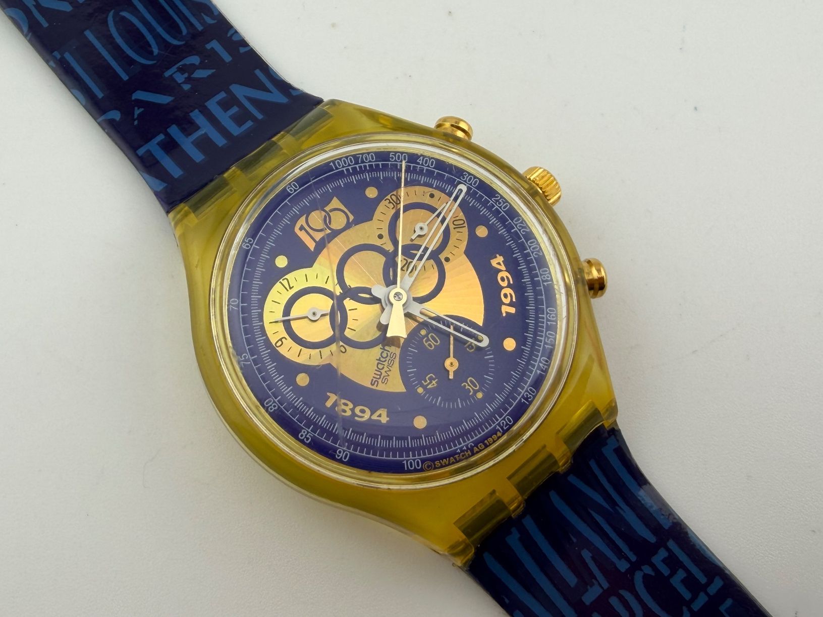 Swatch Orologi: Vintage SWATCH chronographe 37mm – Usato da Biel/Bienne venduto da MrP_WatchesBiel
