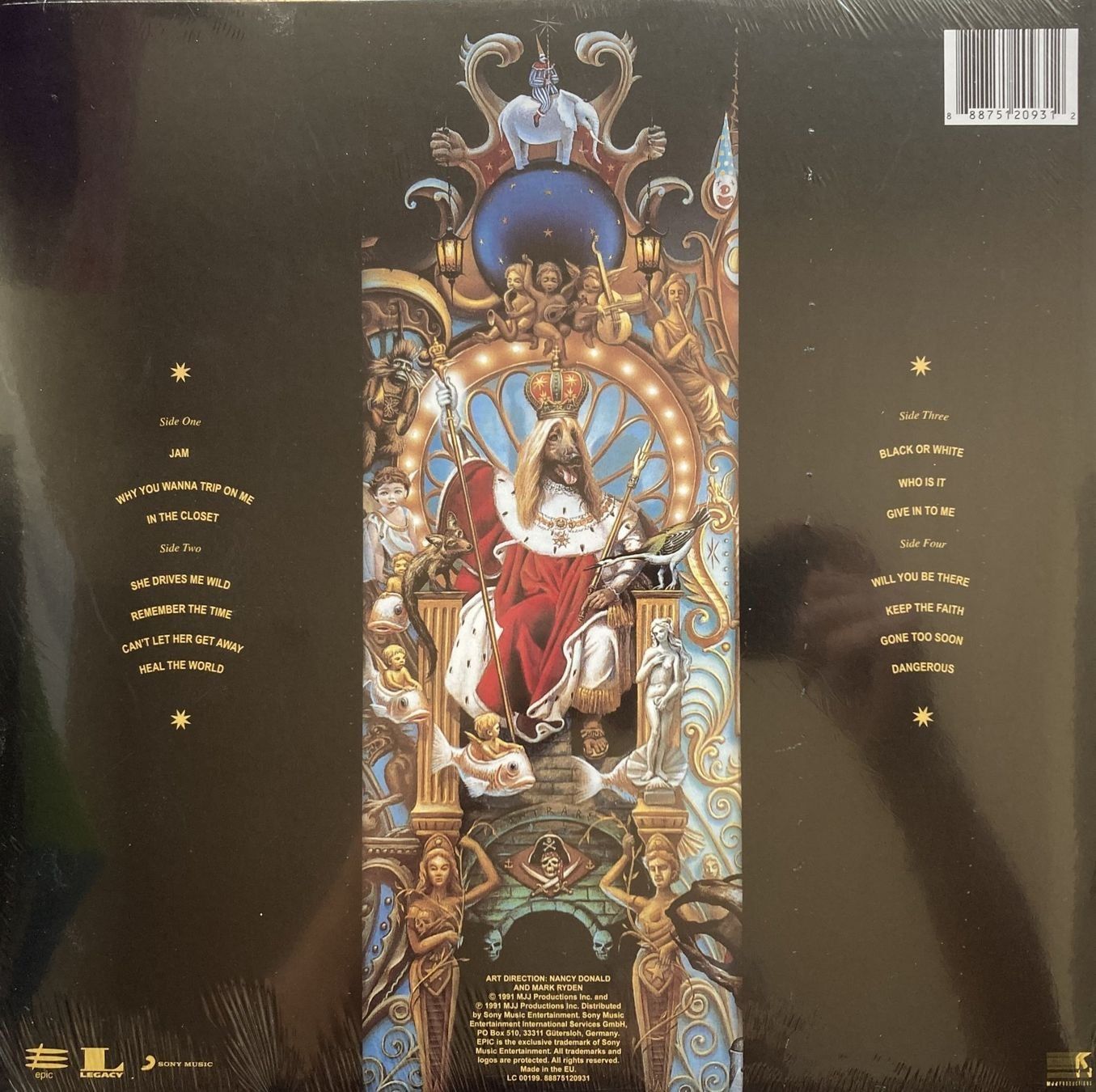 Schallplatten: MICHAEL JACKSON - DANGEROUS – Neu und originalverpackt aus Bottens von hotter-than-hell 1