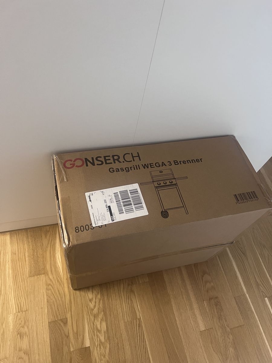 Griglie: Gasgrill WEGA 3 Brenner neuwertig – Nuovo e nell'imballaggio originale da Luzern venduto da Vavoba 3