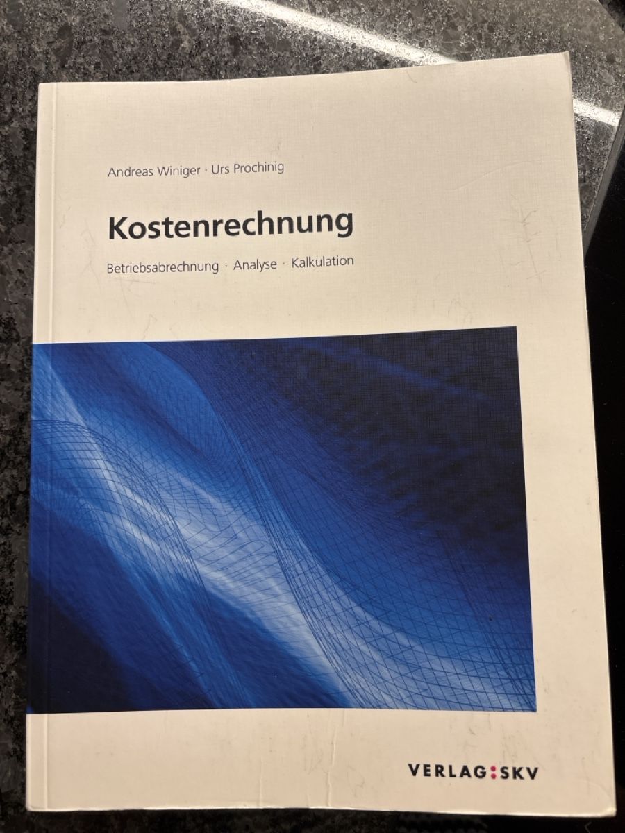 Libri: Kostenrechnung, Andreas Winiger – Nuovo (secondo la descrizione) da Gettnau venduto da JessicaRenata