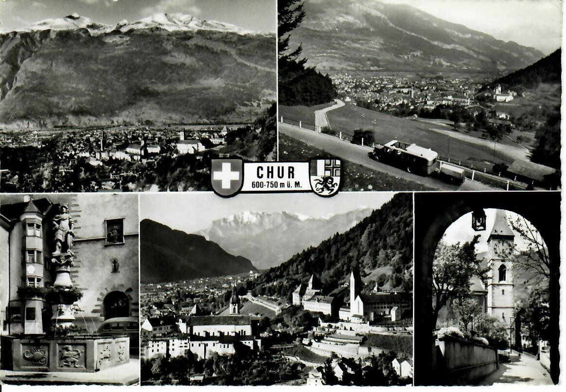 Ansichtskarten: Chur – Gebraucht aus Hochdorf von Ziegel-16