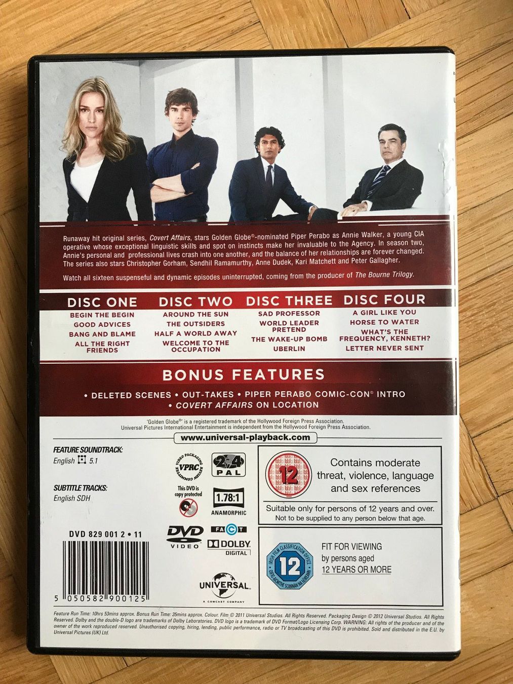 Tutti i DVDs: Covert Affairs: Season Two - DVD – Usato da Zürich venduto da Malcom 2