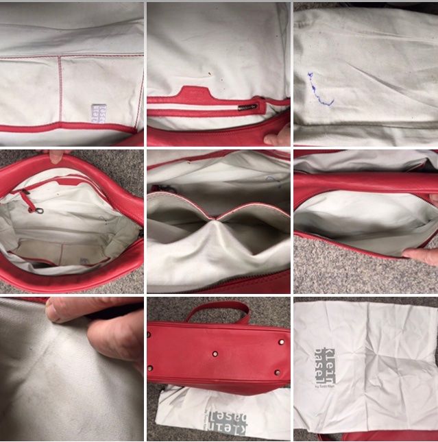 Kleinbasel Borse: kleinbasel Laptop Leder Tasche Seta Quer fraise gebraucht – Usato da Zürich venduto da rar_b2y9 9