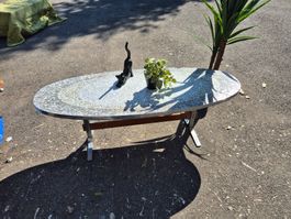 Table basse mosaïque vintage