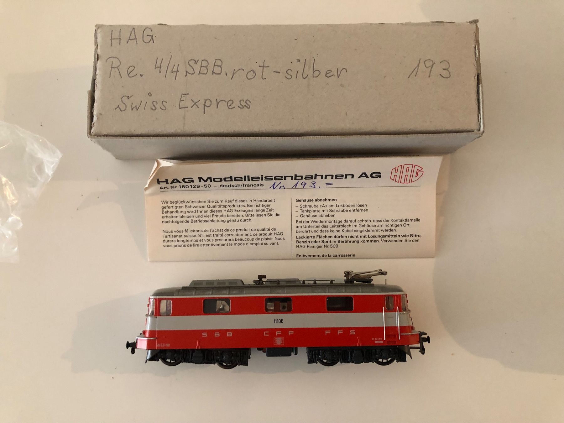 Hag Modelleisenbahnen: HAG 193 NEU – Neu (gemäss Beschreibung) aus Ostermundigen von Garmin03