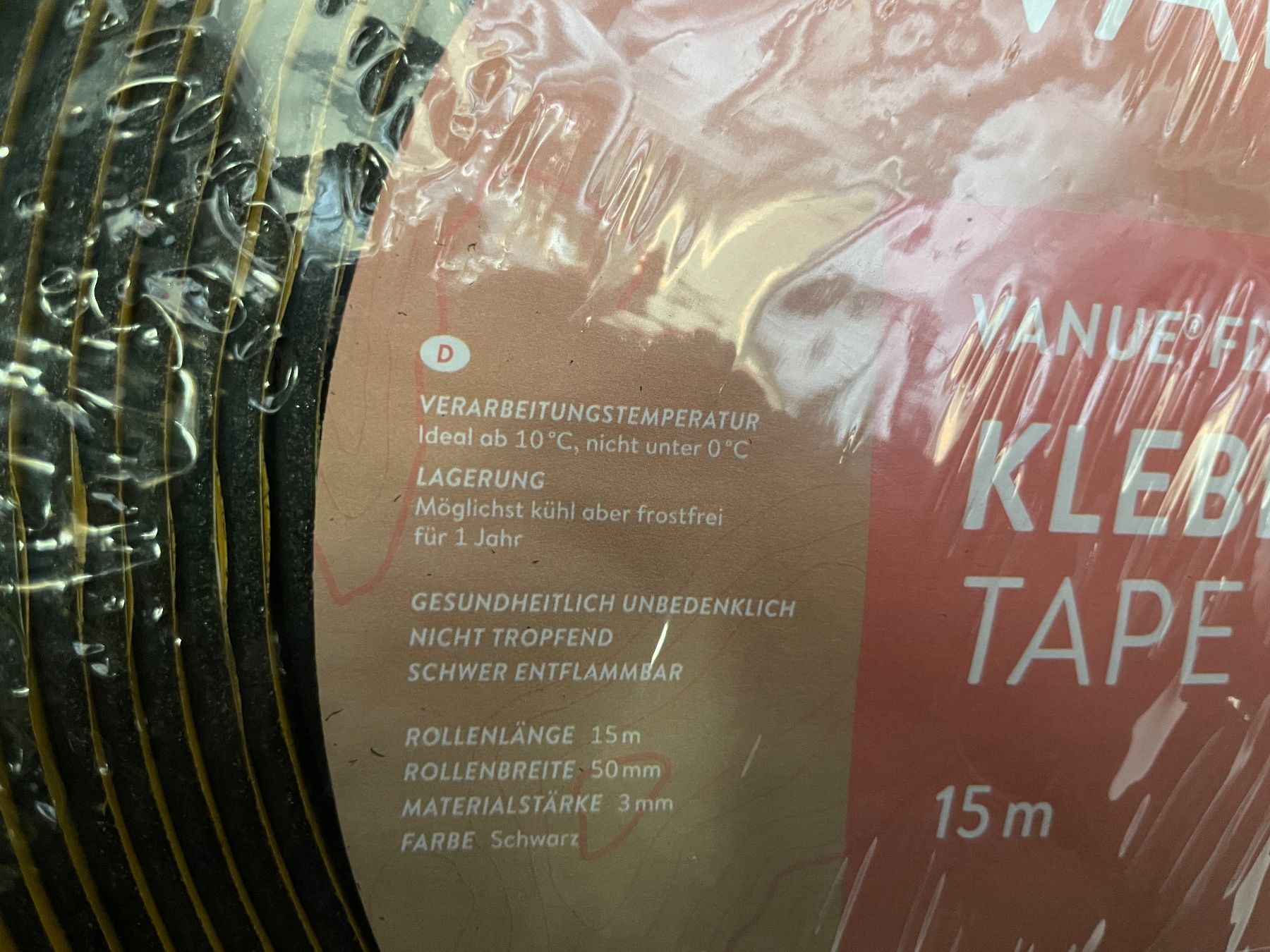 Sanitari: Vanue Fix Klebeband 15 m – Nuovo e nell'imballaggio originale da Waldkirch venduto da SANDRADUBLER 1