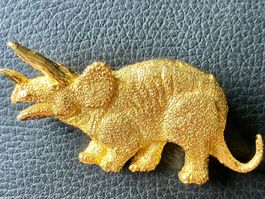 Broche Dinosaure Doré Vintage Bijoux Accessoire Mode