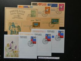 FL 1973-1987 Postkarten-Set gestempelt