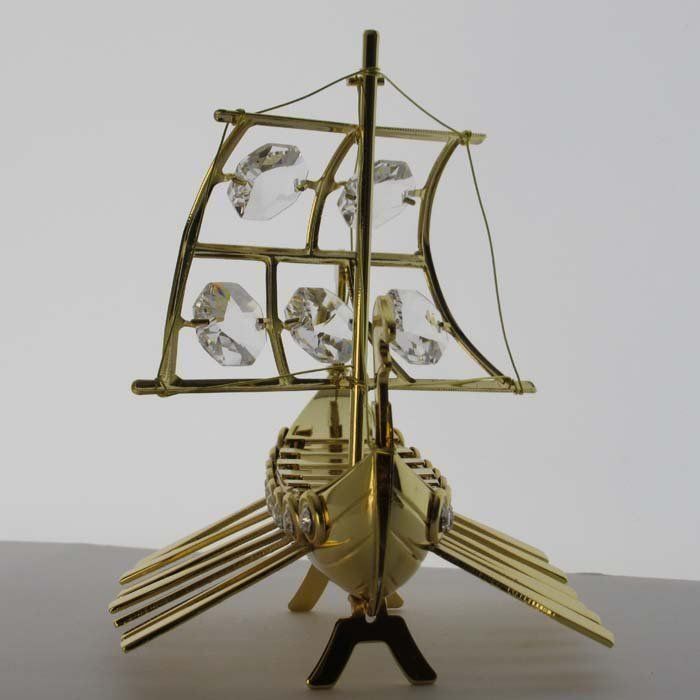 Swarovski Figurines: Wikinger Schiff mit Swarovski  Elements – Neuf (Voir description) à Stein am Rhein par Vitrum8260 1