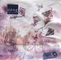 Serviette abstract kites (d277) 2Stk.