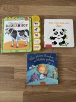 3x Kinderbuecher: Soundbuch, Zoo, Schlafengehen-Buch