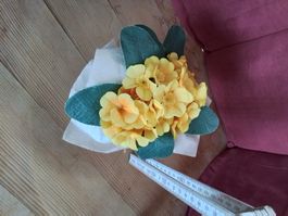Deko Künstliche Primel Topf, Gelb 🌼💛 Frühling