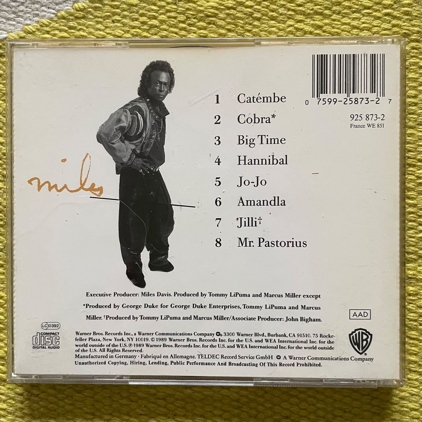 CD: MILES DAVIS+MARKUS MILLER-2CD AMANDLA SIESTA – Usato da Rorschacherberg venduto da CD-Roli 1