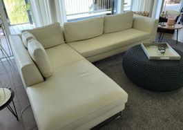 Desing-Polstergruppe aus Leder