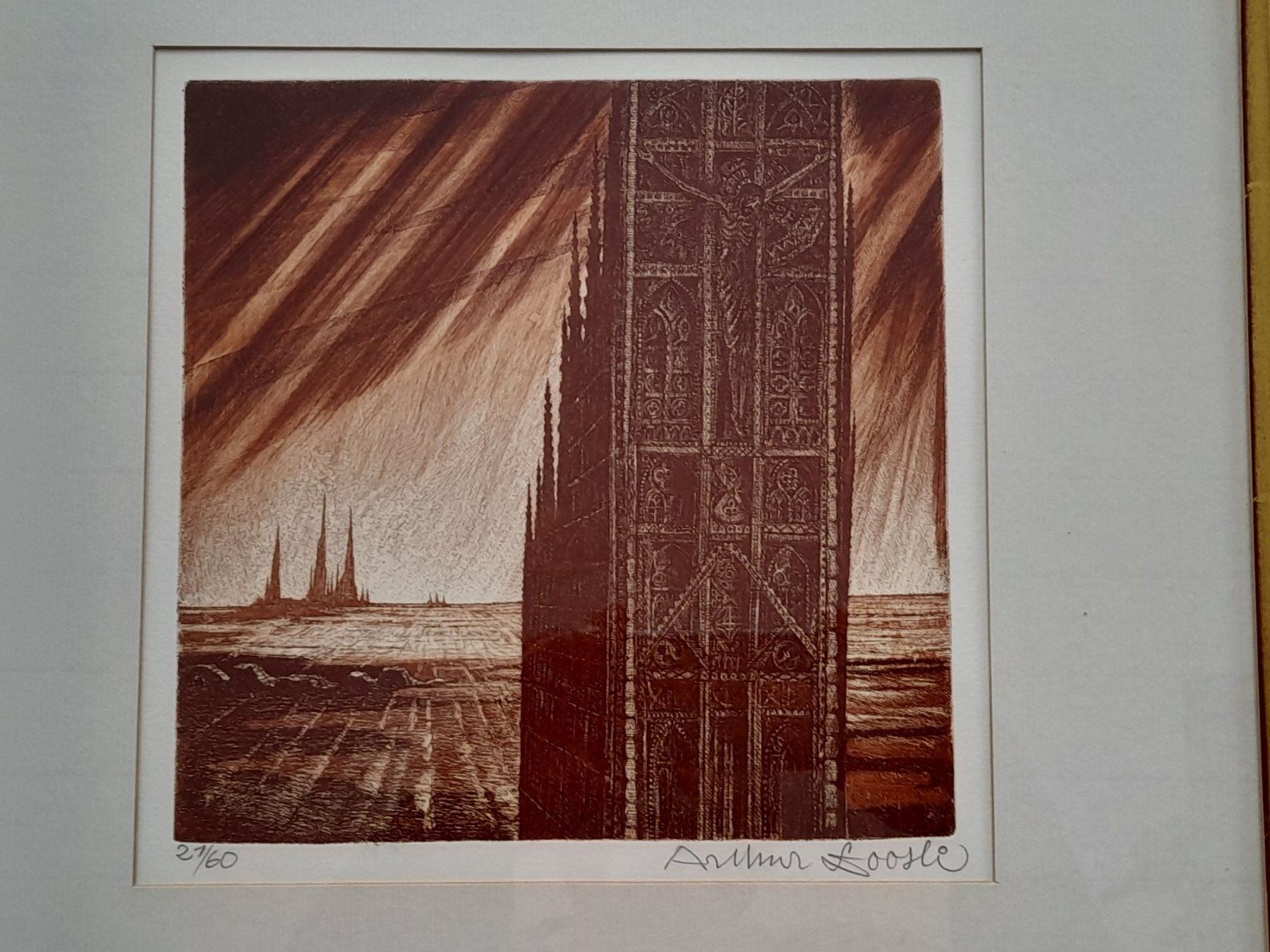 Dipinti: Radierung Kathedrale - Arthur Loosli Thun – Usato da Thun venduto da Treff.....e 4