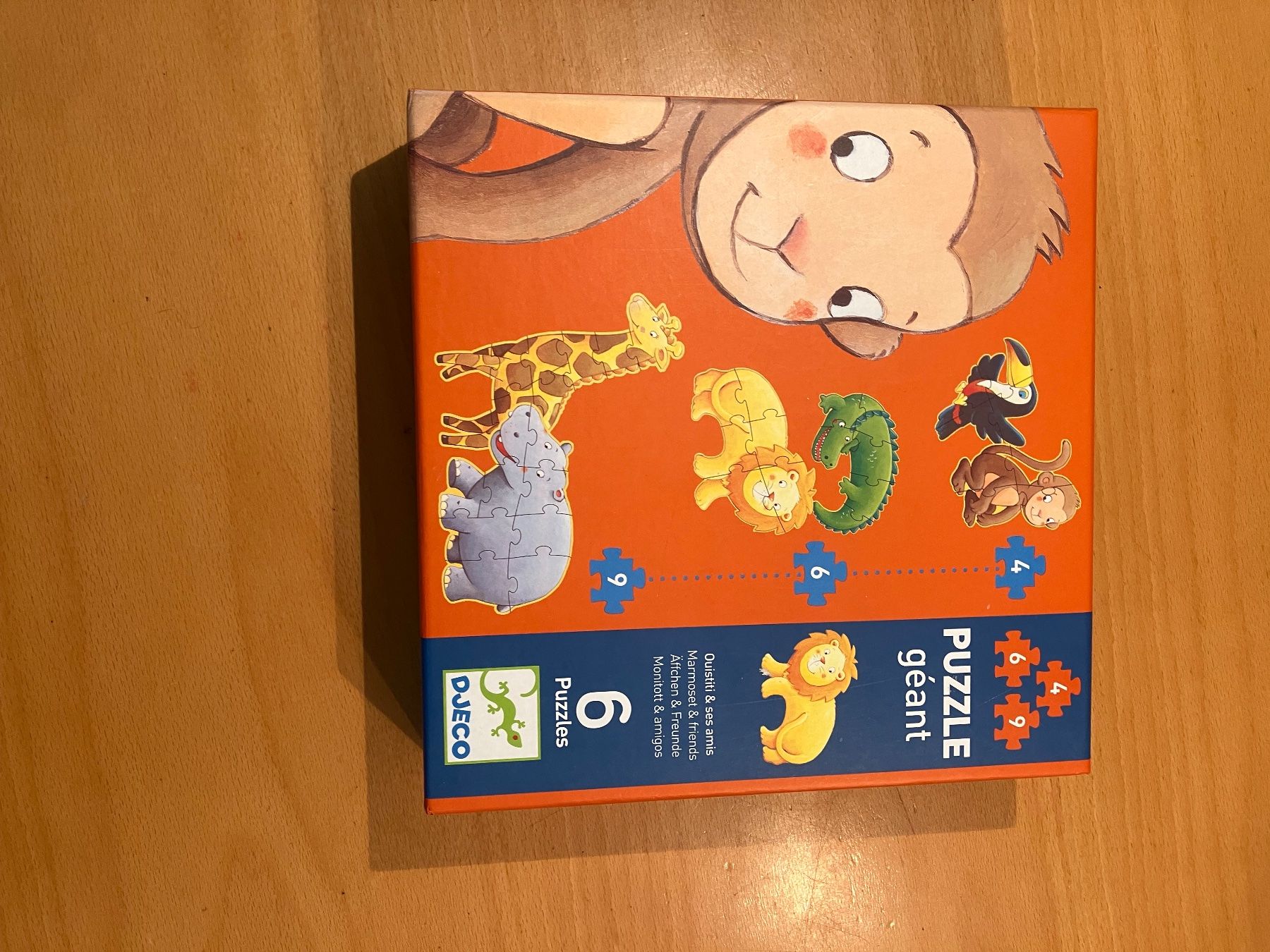 Djeco Puzzle: Puzzle Djeco Géant Animaux de la Jungle-Complet! – Usato da Wabern venduto da aschnegg 7