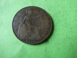 Grossbritannien 1915, 1 Penny