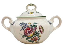 Sucrier vintage Villeroy & Boch Alt Strassburg – décor flora