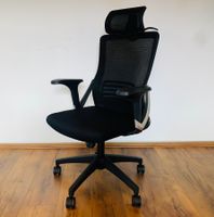 neuer Ergonomischer Bürostuhl hoher Rückenlehne 2D-Kopfst.