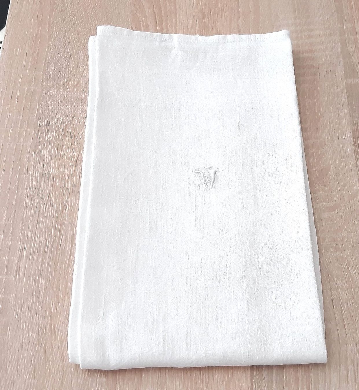 Linges de cuisine: Geschirrtuch Damast weiß - Torchon damassé blanc – D'occasion à Savagnier par Marderuth