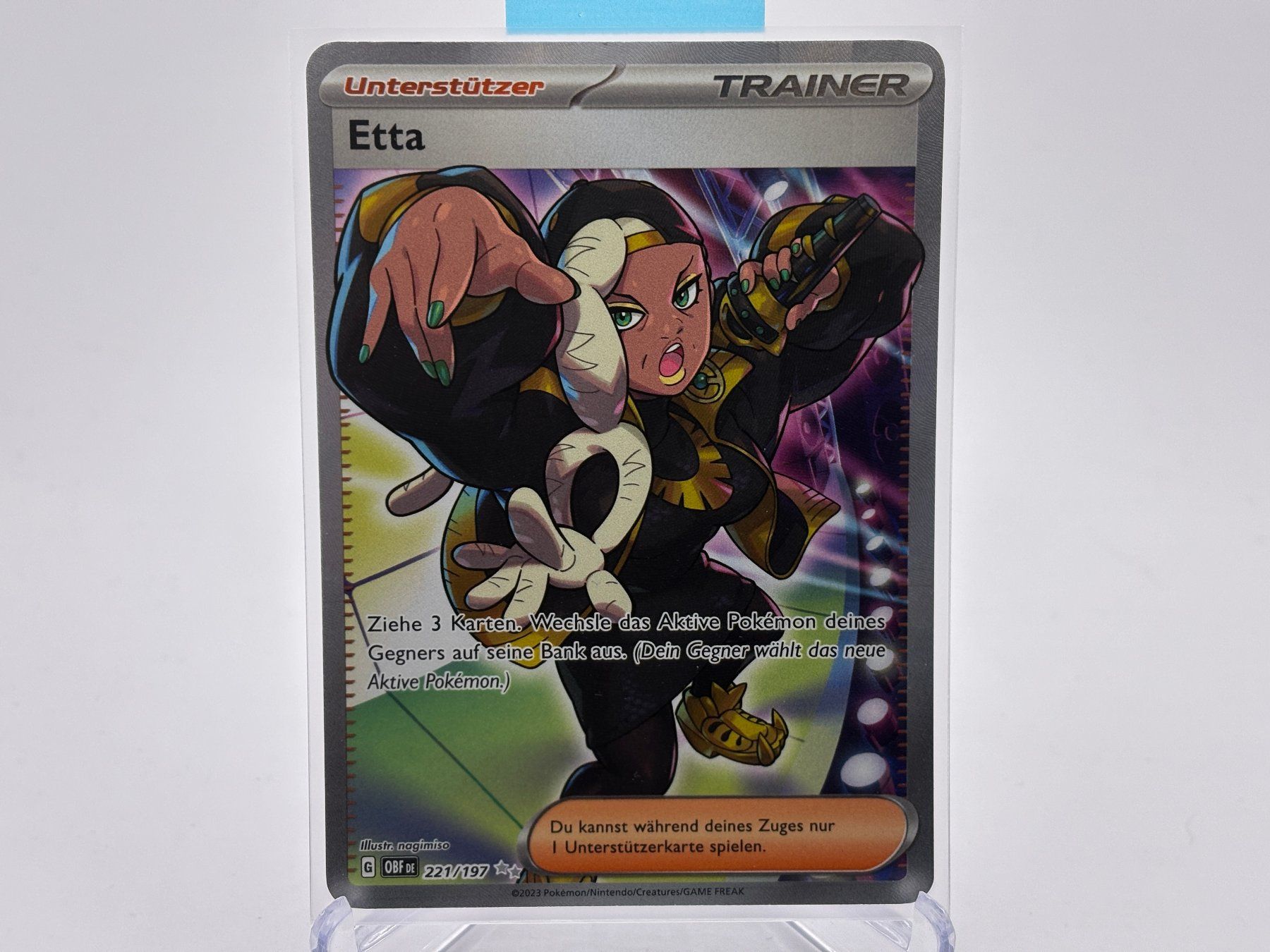 Pokémon Sammelbilder & Trading cards: Obsidianflammen - Etta  (OBF 221) - DE – Neu (gemäss Beschreibung) aus Allschwil von Bullach