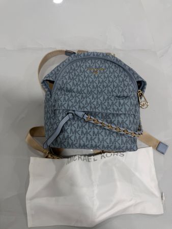 MK Rucksack hellblau monogramm Sommer Tasche ☀️ Neuwertig