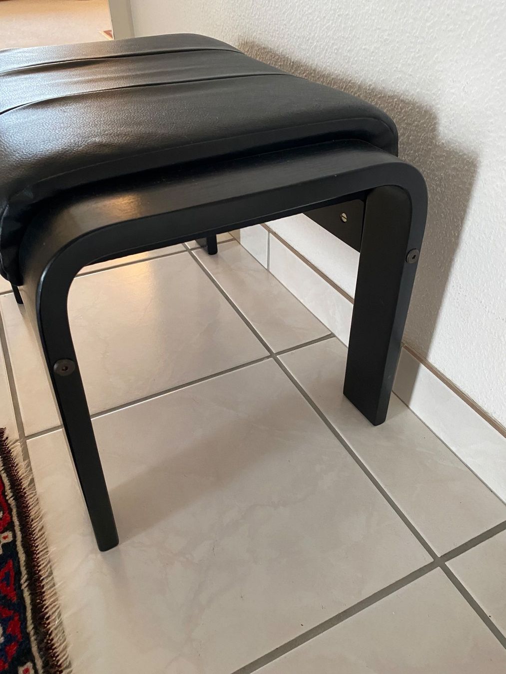 Sgabelli: Hocker Trompet Nava Leder schwarz – Usato da Arlesheim venduto da san_w9vr 3