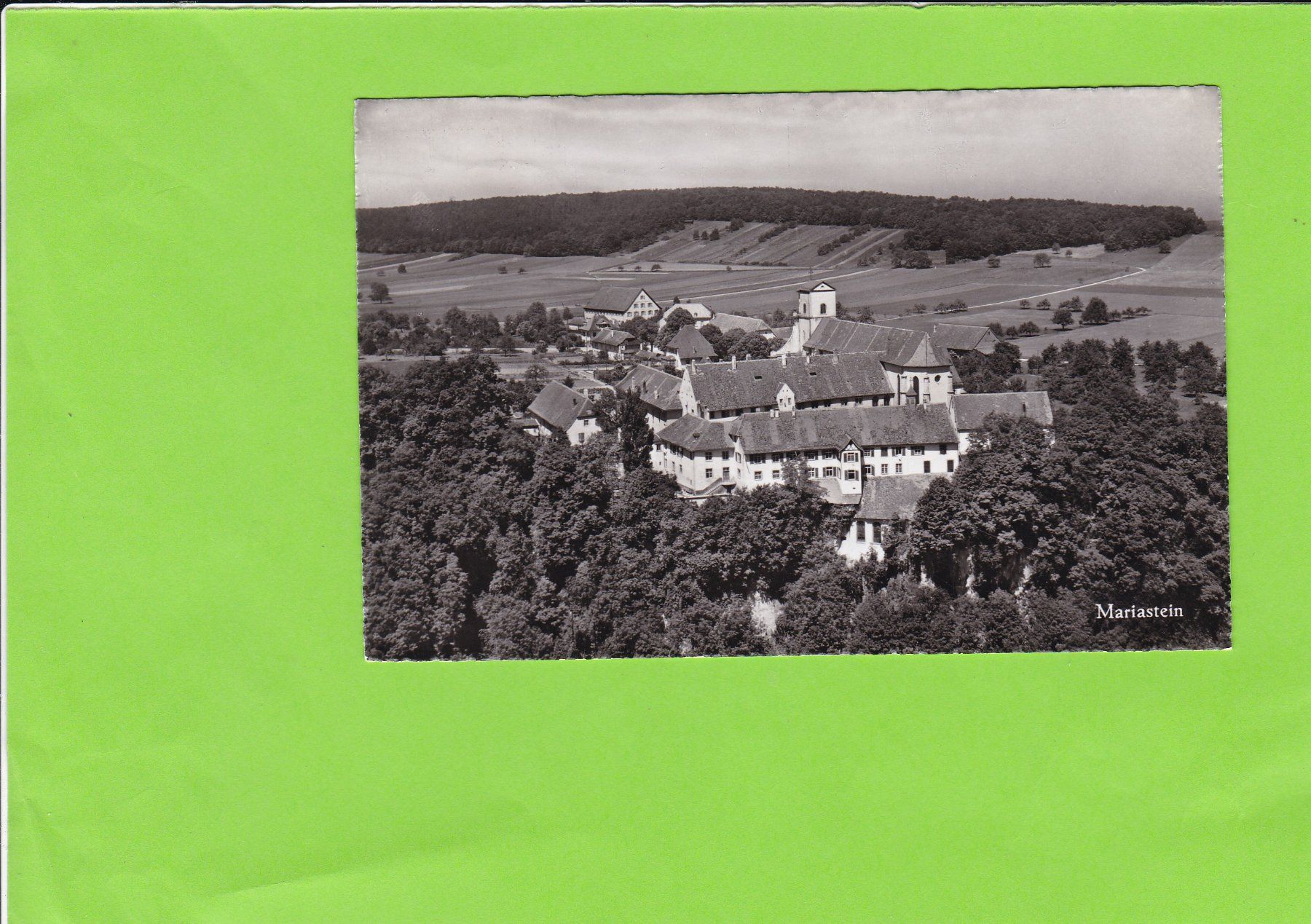 Ansichtskarten: Flugbild-Mariastein – Gebraucht aus St. Peterzell von neckertal
