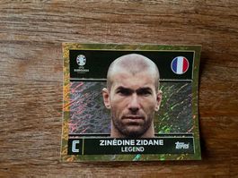 TOPPS Euro 2024 Gold Zidane FRA 2
