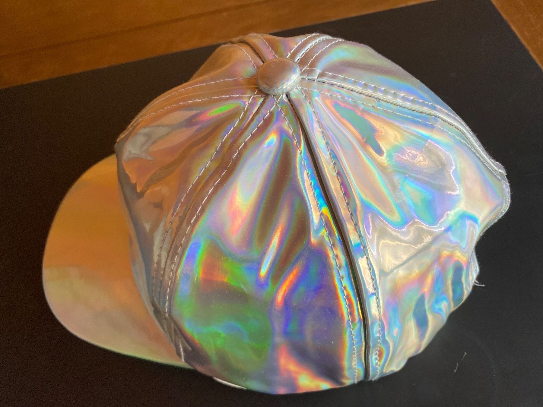 Copricapi, berretti & cappellini: Silbrig glänzendes / verspiegeltes Baseball Cap – Usato da Engelberg venduto da Delraich 3