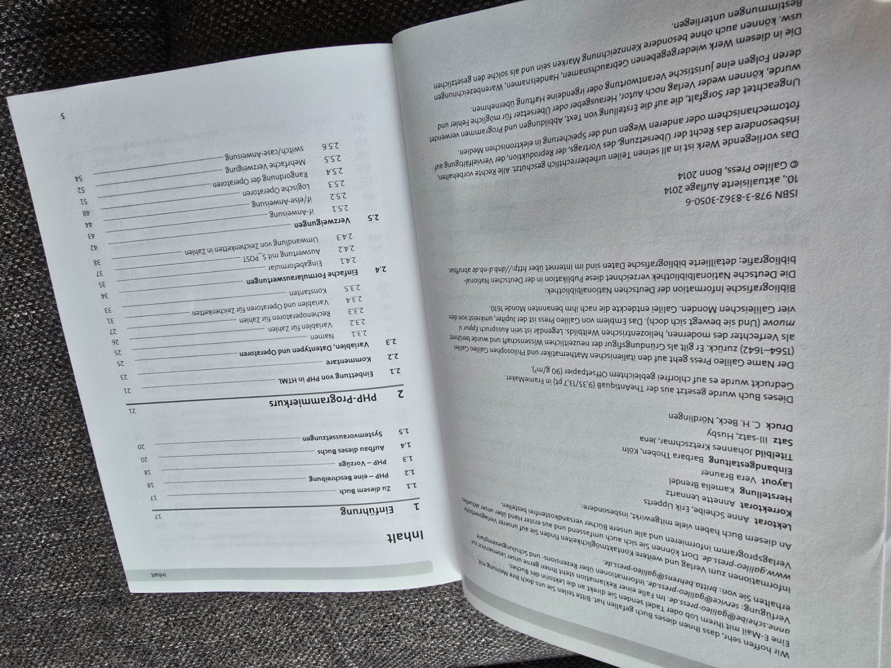 Bücher: PHP 5.6 und MySQL 5.6 - Lehrbuch für Programmieranfänger – Gebraucht aus Büttikon AG von Amineah 4