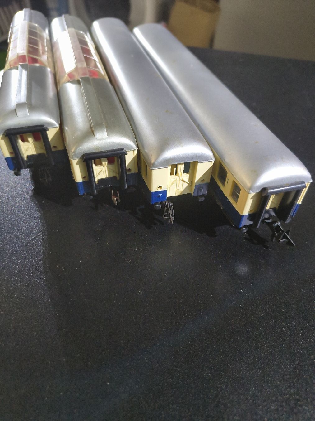 Modellini di ferrovie: 4 Reingoldwagen DB HO – Usato da Mesocco venduto da andergia 3