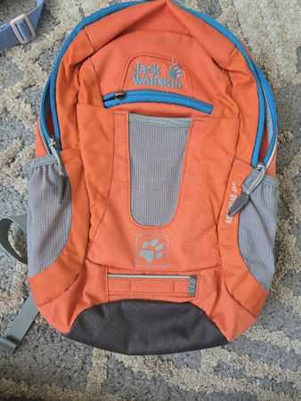 Rucksack Jack Wolfskin Kinder orange ACS guter Zustand