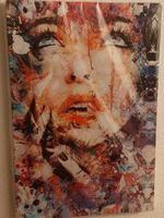 Woman color face Kunst LED Bild