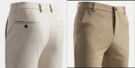 2x Anzugshose Cremeweiss + Khaki neu und ungetragen Gr. 36
