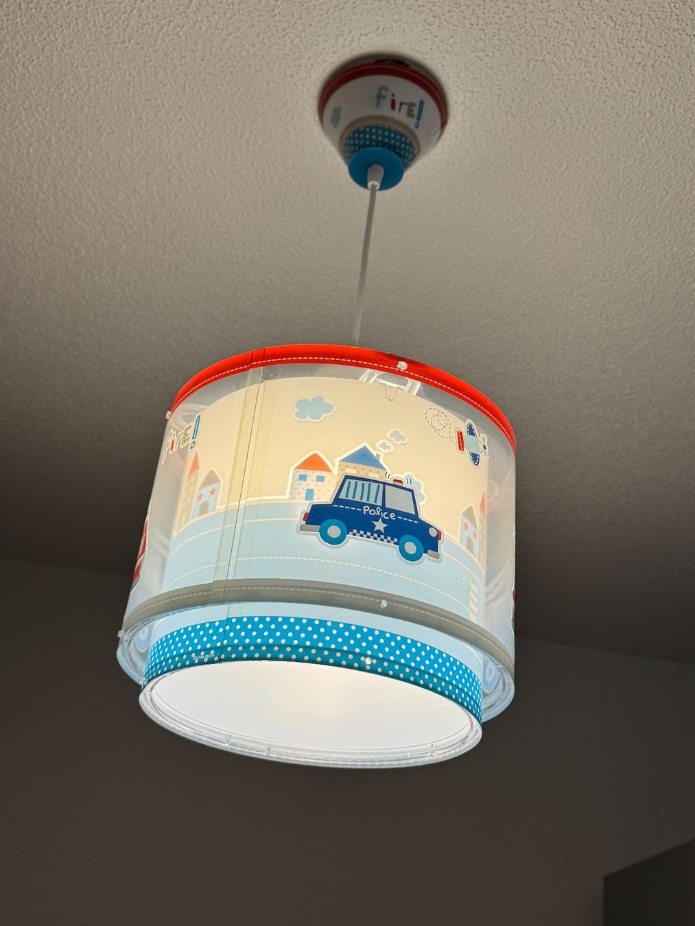 Lampadari & plafoniere: Kinder Deckenlampe Polizei & Feuerwehr – Usato da Suhr venduto da Tina111 2