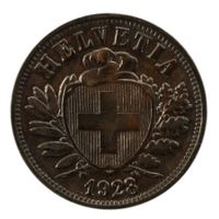 Schweiz / Suisse - 2 Rappen - 1928
