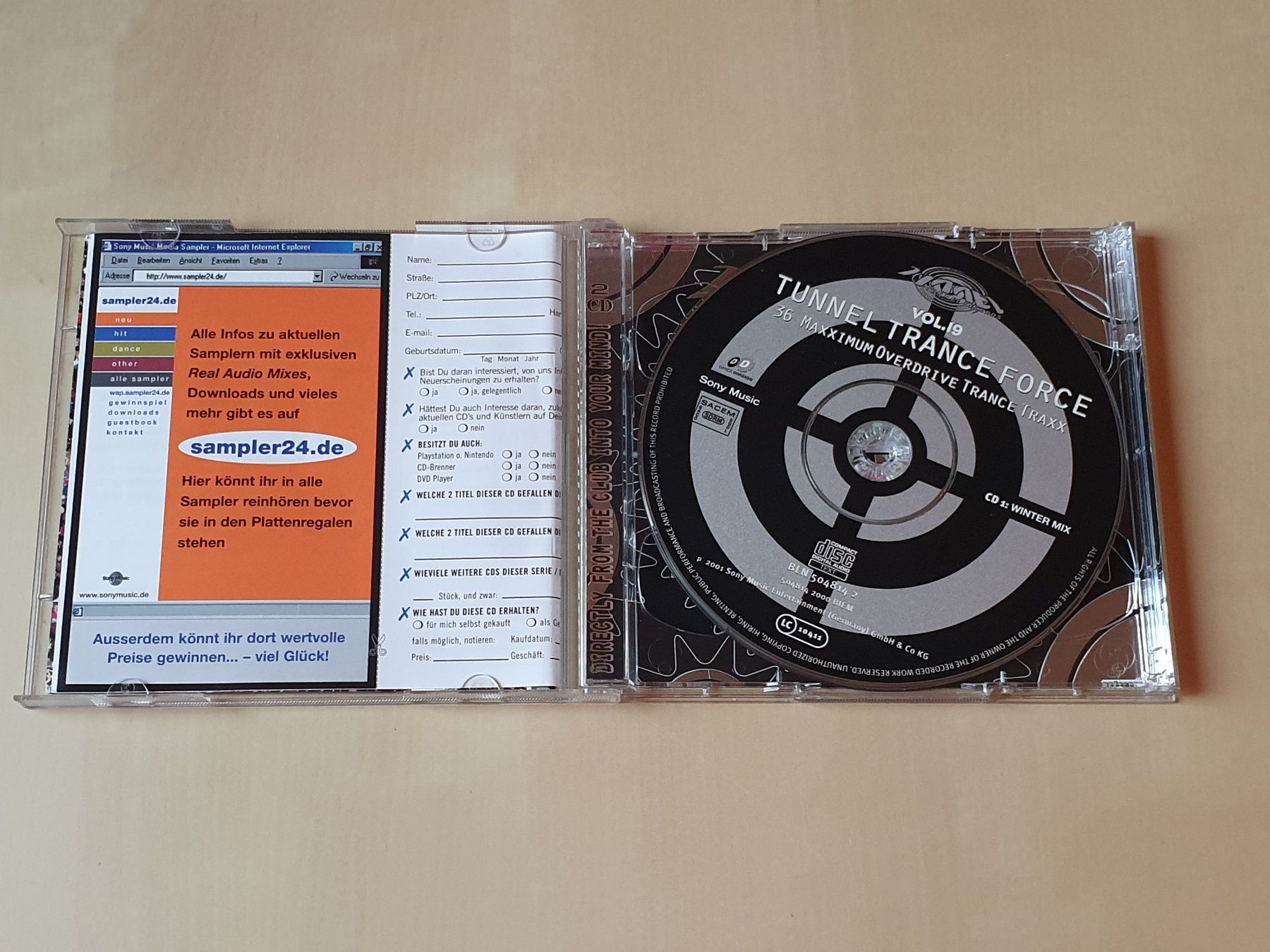 CDs: Tunnel Trance Force Vol. 19 – Gebraucht aus Stansstad von collectorsshop 2