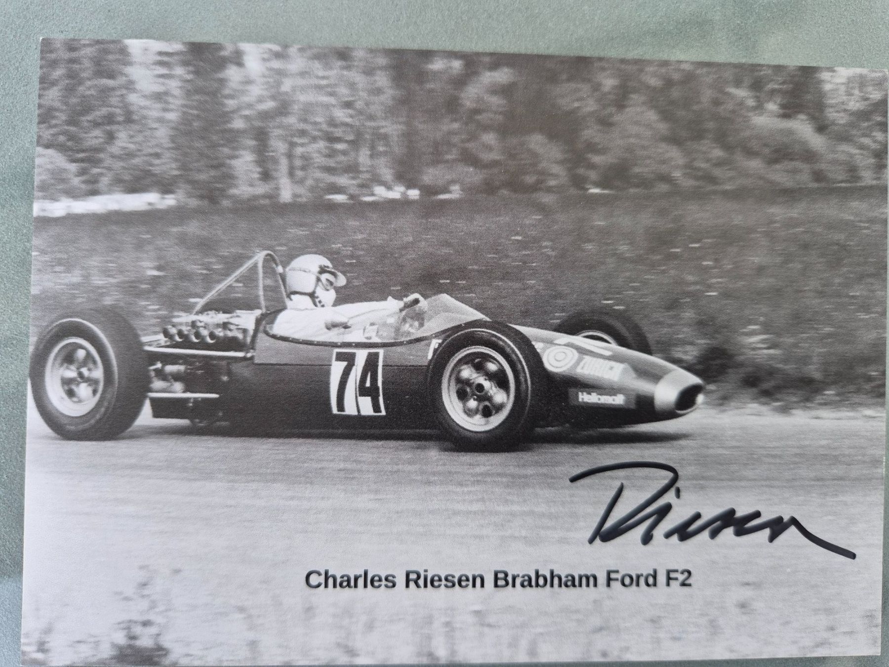 Autographes: Charles Riesen; Brabham Ford F2 1969 – D'occasion à Oberbuchsiten par laffite54