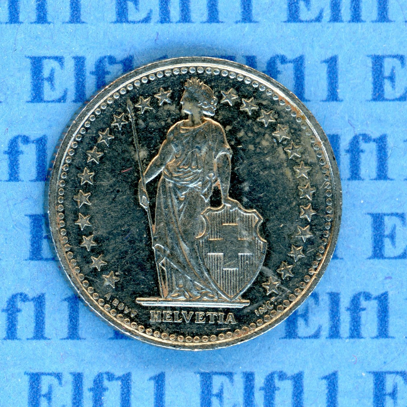 Tutti le monete: CHF___0.50 1991 -vz 50 Rappen – Usato da Widnau venduto da Elf11 1