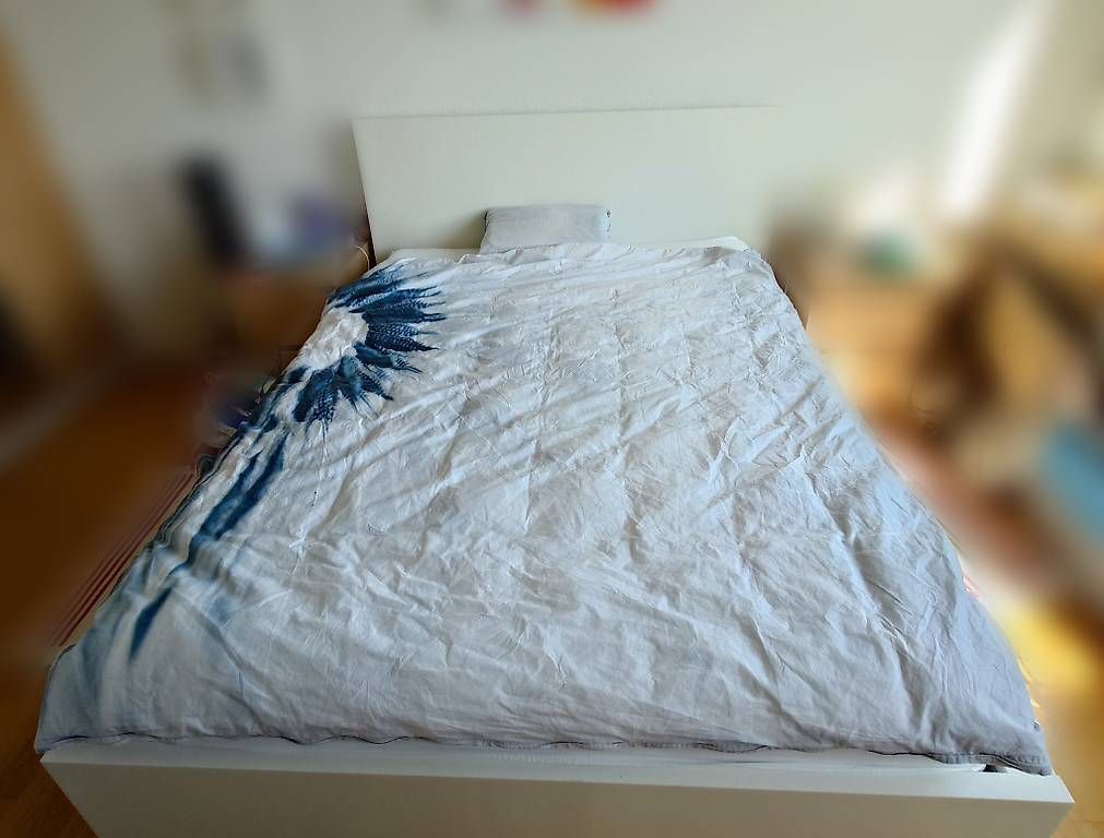 Letti: MALM Bettgestell mit 4 Schubkästen – Usato da Basel venduto da Wollsocken80 2