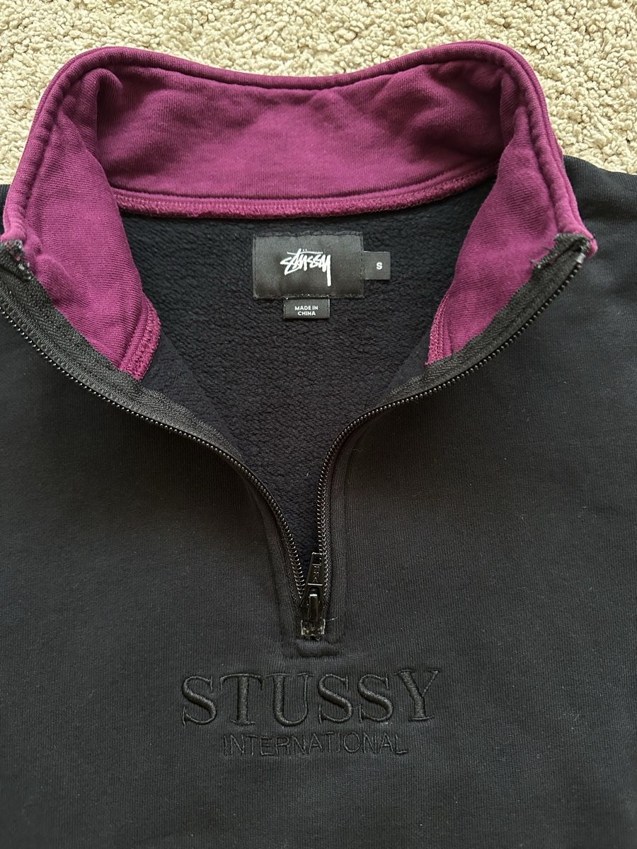 Stüssy Maglioni & Felpe: Stüssy Vintage Pulli quarter Zip Gr. S – Usato da Basel venduto da Oloir 2