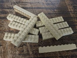 lego 3006 lot de 10 pièces Tan Brick 2 x 10