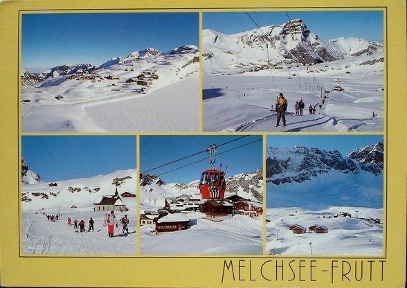 Cartoline postali: MELCHSEE FRUTT Gondelbahn - Skilift – Usato da Jona venduto da philajona
