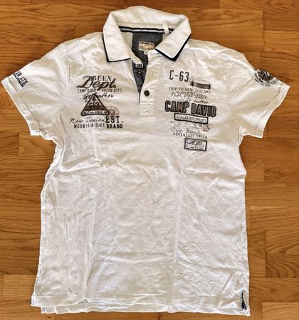 Camp David Poloshirt Gr. L Mountainbike Neuseeland Taupo