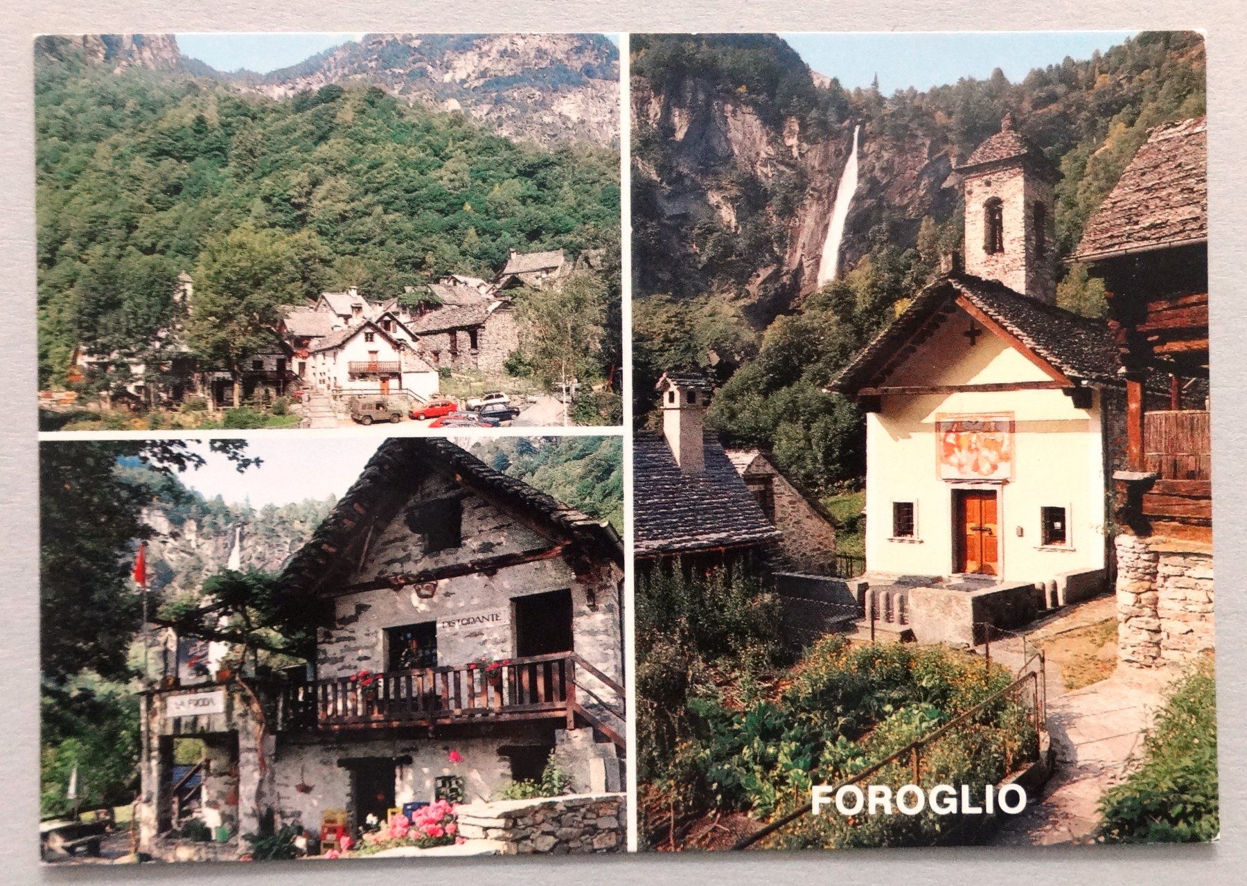 Ansichtskarten: Foroglio, Valle Bavona – Gebraucht aus Fétigny von Billy2miny